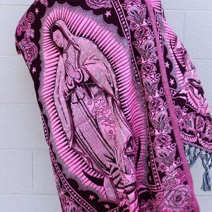 Our Lady of Guadalupe Shawl Mexican rebozo